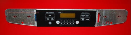 Part # WB27T10655, WB27T11076, WB27T10416, 191D3159P127 GE Oven Control Panel And Control Board (used, overlay fair - Black)