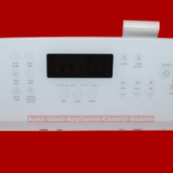 Whirlpool Oven Panel And Control Board 9763545 | W10116718 | OEM Used Tested (overlay good - White)