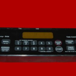GE Gas Oven Control Board WB27K10221 183D9817G001 OEM Used Tested (overlay fair - Black)