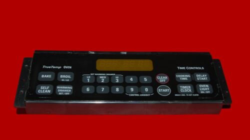 GE Gas Oven Control Board WB27K10221 183D9817G001 OEM Used Tested (overlay fair - Black)