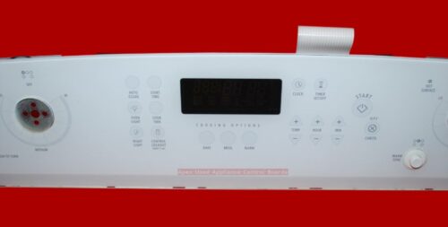 Whirlpool Oven Panel And Control Board 9763545 | W10116718 | OEM Used Tested (overlay good - White)