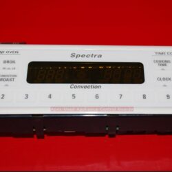 Part # WB27T10217, 164D4105P021 GE Oven Electronic Control Board And Touch Pad (used, overlay fair - Bisque)
