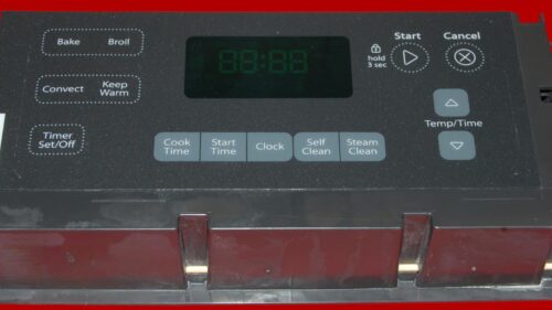 Part # W11122539 | W10834002 | Whirlpool Oven Control Board (overlay fair - Dark Gray)