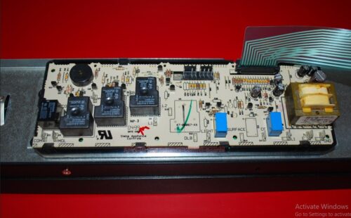 Part # WB36T10197, WB27T10069, 191D1578P012 GE Profile Oven Control Panel And Control Board (used, overlay good)