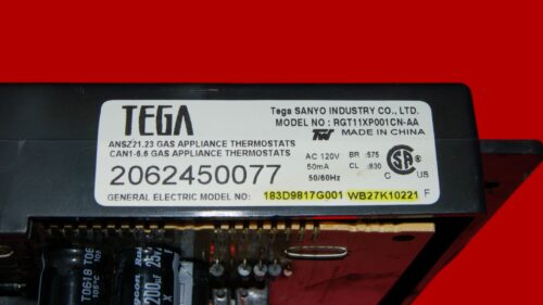 GE Gas Oven Control Board WB27K10221 183D9817G001 OEM Used Tested (overlay fair - Black)