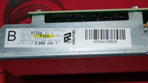 Maytag Oven Control Board - 8507P302-60 | WP5701M796-60 (overlay fair - Black)
