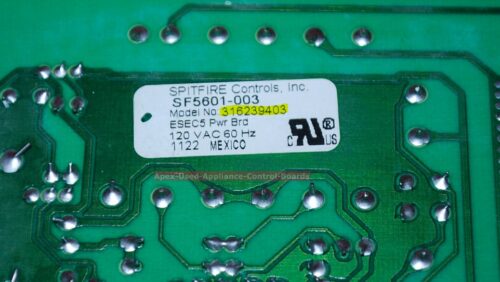 Part # 316239403 - Frigidaire Refrigerator Electronic Control Board (used)