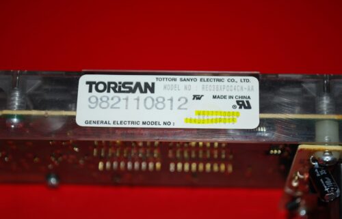 Part # WB27T10080, 164D3146P015 GE Oven Electronic Control Board (used, overlay fair - Black)