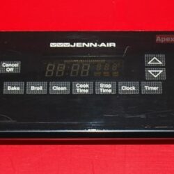 Part # 12001505, 7601P491-60, 71002331 Jenn-Air Oven Control Panel And Control Board (used, overlay fair)