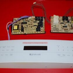 Part # 5765M355-60, 8507P008-60, 7428P058-60, 71003401 Jenn-Air Oven Touch Panel And Control Boards (used, overlay good)