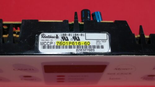 Part # WP12001628 | 7601P616-60 | Maytag Oven Control Board (overlay fair - Bisque)