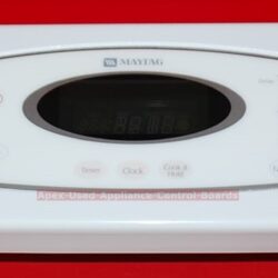 Part # 5765M440-60, 8507P081-60, 74008988 Maytag Oven Control Panel And Control Board (used, overlay good - White)