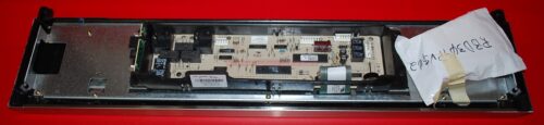 Part # 8302848, W10172140, 8303883 Whirlpool Oven Control Panel And Board (used, overlay good - SS/Black)