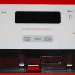 Part # W10348616 Whirlpool Oven Electronic Control Board (used, overlay good -Bisque)