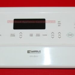 Part # 9755703, 8524212 Kenmore Oven Control Panel And Control Board (used, overlay good)