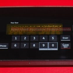 Part # WB36T11156, WB27T10919, 164D6476G021 GE Touch Panel And Control Board (used, overlay good - Black)