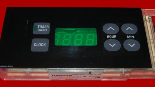 Part # WB27T10080 | 191D2037G003 | GE Oven Control Board (overlay fair - Black)