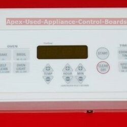 Part # WB27T10409 | WB36T10608 | 191D3159P120 - GE Oven Control Panel And Control Board (used, overlay fair - White)