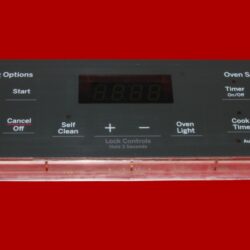 GE Oven Control Board 164D8450G175 | WB27X45466 | OEM Used Tested (overlay fair - Black)