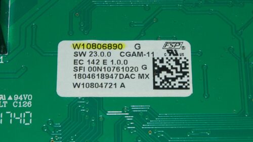 Whirlpool Oven Control Board - W10806890 | W10894098 (overlay good - Black)