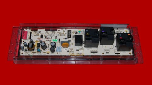 GE Oven Control Board - Part # 164D8450G175 | WB27X45466 (overlay fair - Black)