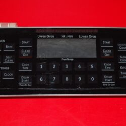 Part # WB27T11155, 191D5810G005 GE Oven Electronic Control Board (used, overlay fair - Black)