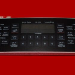 Part # WB27T11155 | 191D5810G005 | GE Oven Control Board (overlay fair - Black)