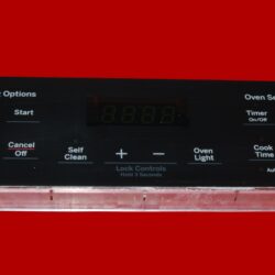 GE Oven Control Board - Part # 164D8450G175 | WB27X45466 (overlay fair - Black)