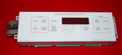 Part # WB27X5519, WB27X5534, ERC-14000-GE GE Oven Electronic Control Board (used, overlay fair - White)