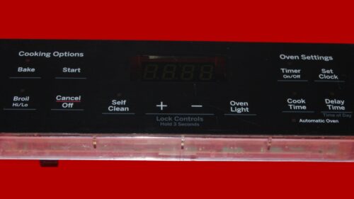 GE Oven Control Board - 164D8450G175 | WB27X45466 (overlay fair - Black)