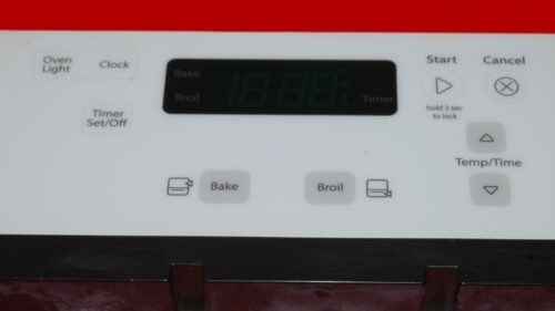 Whirlpool Gas Oven Control Board W10841331 W11113908 | OEM Used Tested (overlay fair - White)
