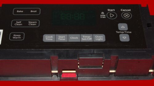 Whirlpool Oven Control Board W10734601 | WPW10734601 | OEM Used Tested (overlay fair - Black)