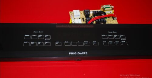 Part # 318342942, 316443854, 316443913 Frigidaire Oven Control Panel And Board (used, overlay good - Black)