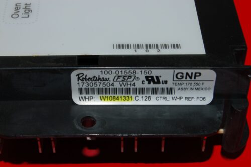 Whirlpool Gas Oven Control Board W10841331 W11113908 | OEM Used Tested (overlay fair - White)
