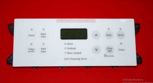 Part # 316557101 Frigidaire Oven Electronic Control Board (Used, overlay good - White)