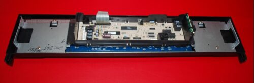 Part # 8302848, 8303884 Whirlpool Oven Control Panel And Control Board (Used, overlay fair - Black)