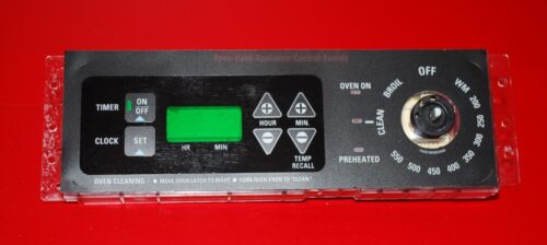Part # WB27T10231, 191D2818P003 GE Oven Electronic Control Board (Used, overlay very good - Black)