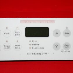 Part # 316418305 Frigidaire Oven Electronic Control Board (Used, overlay good - Bisque)