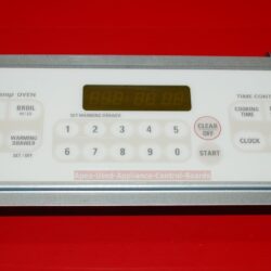 Part # 183D8083P005, WB27K10146 GE Oven Electronic Control Board (Used, overlay fair - Bisque)