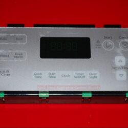 Part # W10586734 - $125 Whirlpool Oven Control Board (used, overlay good - Silver)