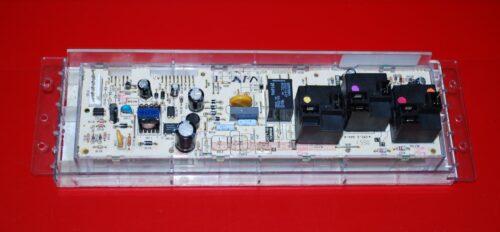 Part # 191D3776P010, WB27T10830 GE Oven Electronic Control Board (used, overlay poor - Bisque)