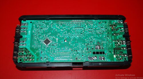 Part # W10424883 Whirlpool Oven Electronic Control Board (used, overlay very good -Dark Gray)