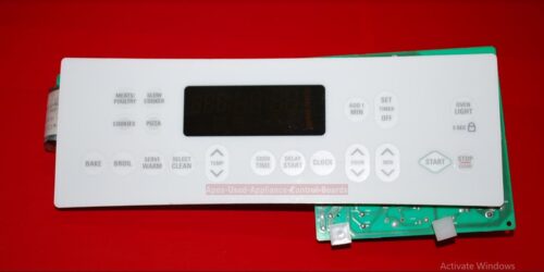 Part # 8524212 Whirlpool Oven Electronic Control Board (Used, overlay good - White)