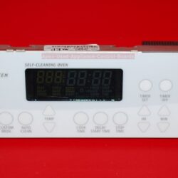 Part # 8524254 Whirlpool Oven Electronic Control Board (used, overlay fair - White/Gray)