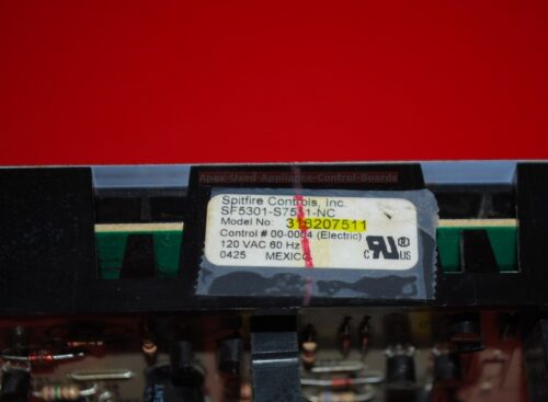 Part # 316207511 Frigidaire Oven Electronic Control Board (Used - overlay good - White)