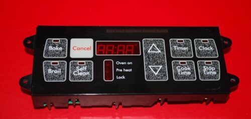 Part # 8507P075-60, W10162787 Magic Chef Oven Electronic Control Board (Used, overlay very good - Black)
