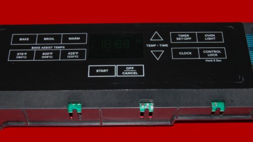 Part # W10904904 | W10837801 | Maytag Oven Control Board (overlay fair - Black)