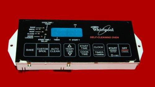 Part # WP6610449 | 8053160 | 6610159 | Whirlpool Gas Oven Control Board (overlay fair - Black)
