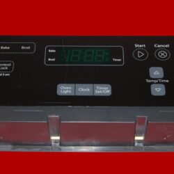 Part # W11122555 | W10887901 | Whirlpool Oven Control Board (overlay good - Black)