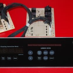 Part # 318030214, 318010501, 318022002, 318022001 Frigidaire Oven Control Panel And Control Boards (Used, overlay good - Black)